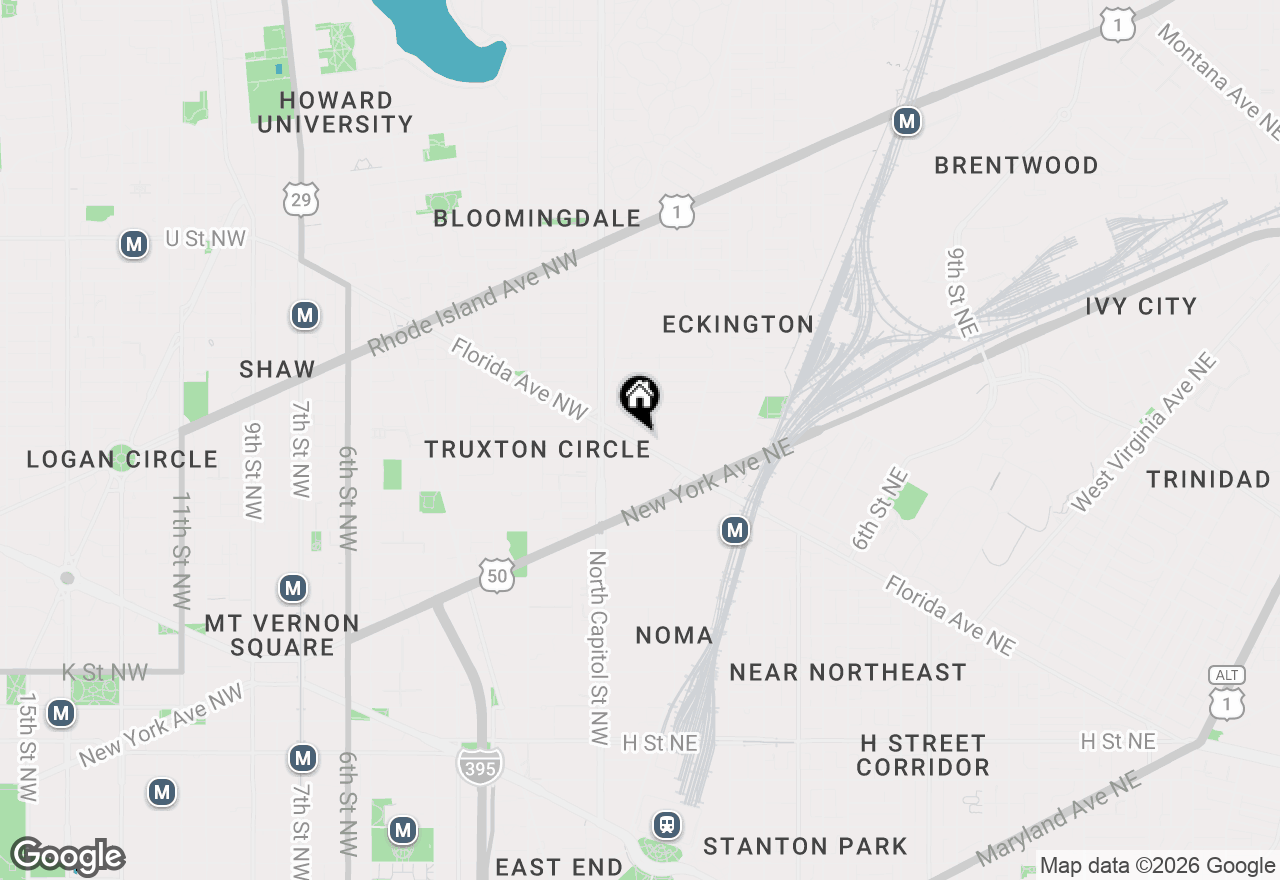 Map of 50 Florida Avenue Ne #819, Washington, DC 20002