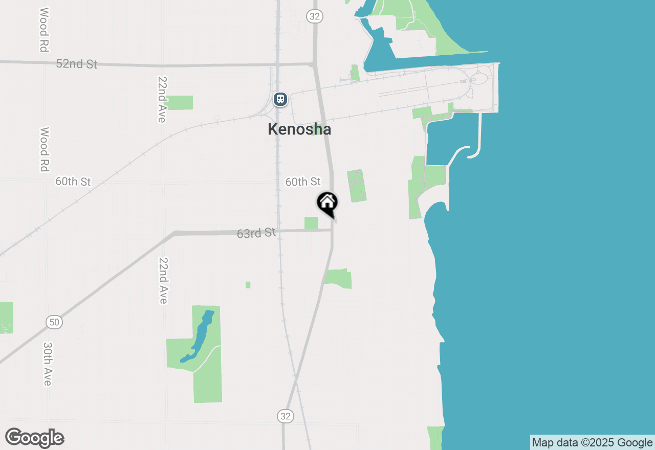 Map of 6226 Sheridan Rd, Kenosha, WI 53143
