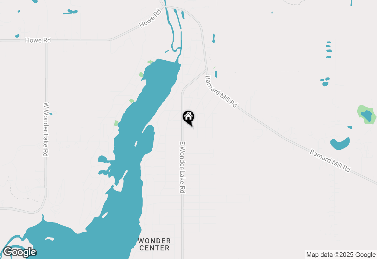 Map of 5117 Lear Street, Wonder Lake, IL 60097