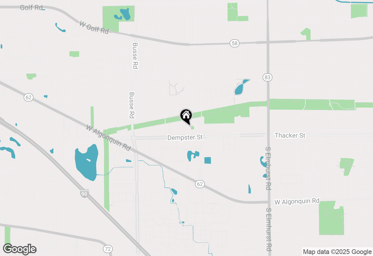 Map of 752 Dempster Street #C209, Mount Prospect, IL 60056