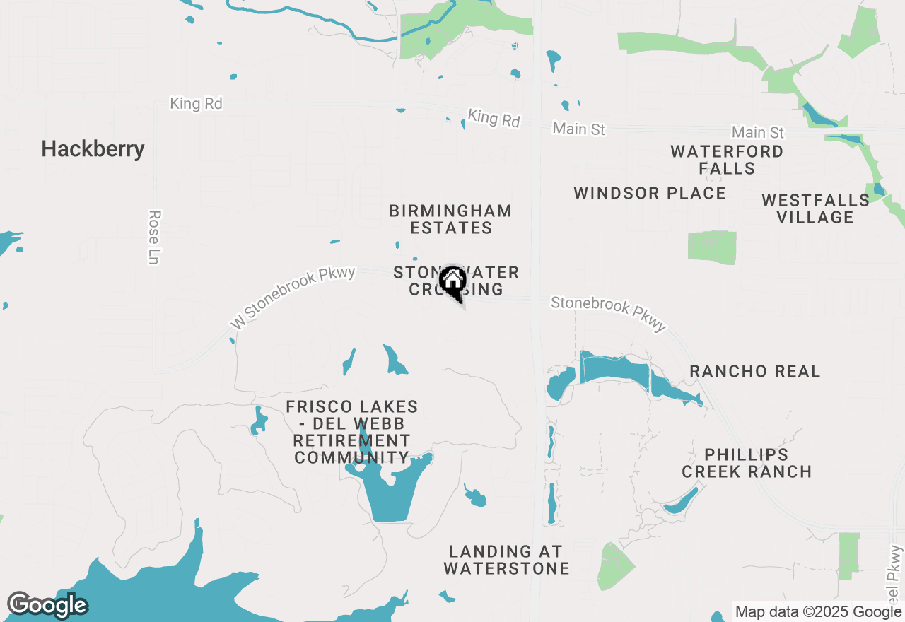 Map of 625 Rockledge Court, Frisco, TX 75036