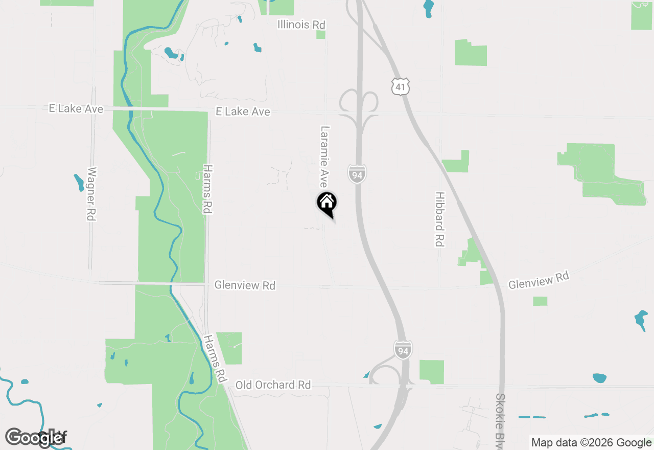Map of 3442 Wilmette Avenue, Wilmette, IL 60091
