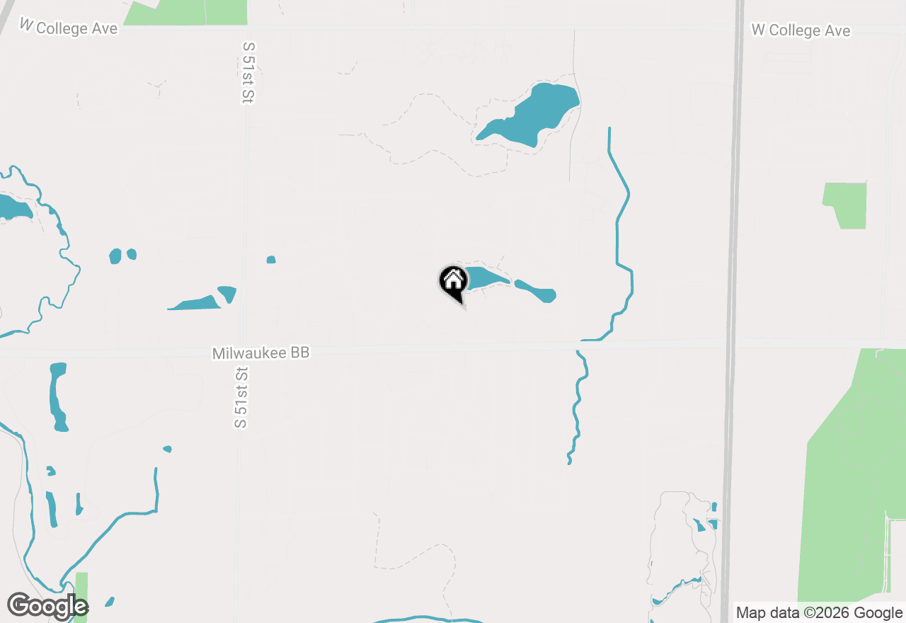 Map of 4039 W Cypress Ln, Franklin, WI 53132
