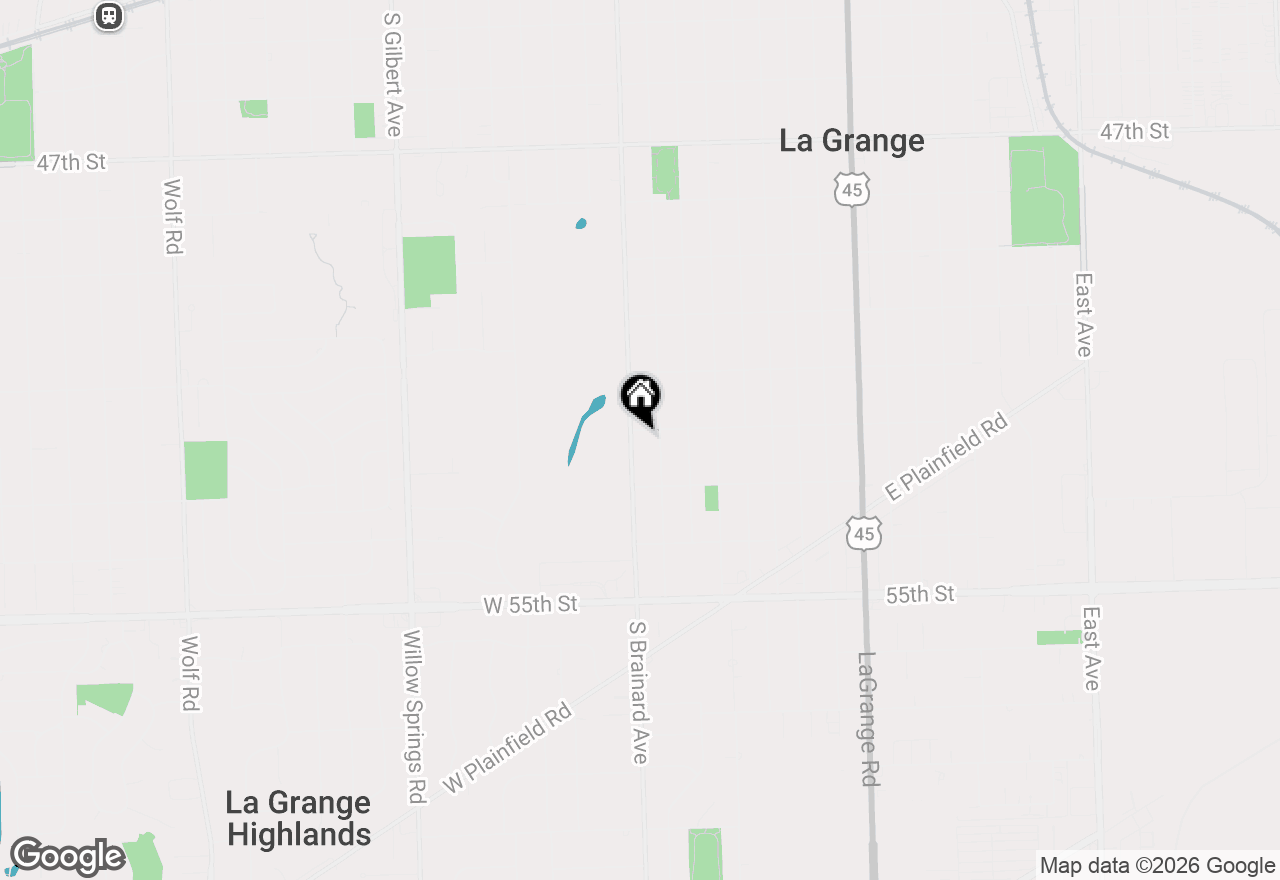 Map of 1005 S Brainard Avenue, La Grange, IL 60525