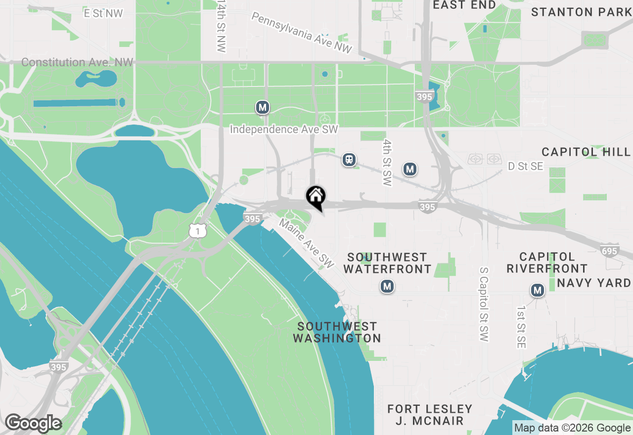 Map of 670 9th Street Sw, Washington, DC 20024