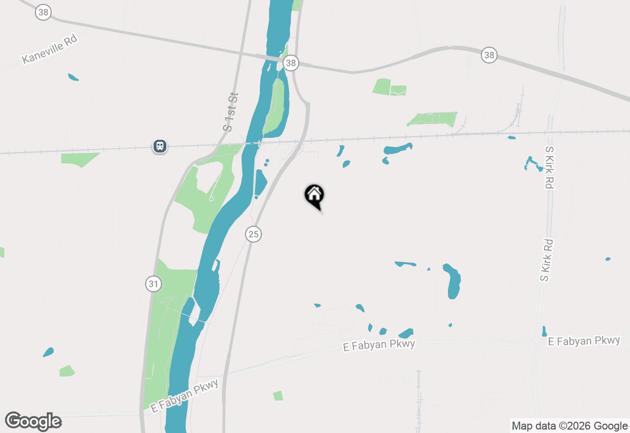 Map of 750 Fox Run Drive, Geneva, IL 60134