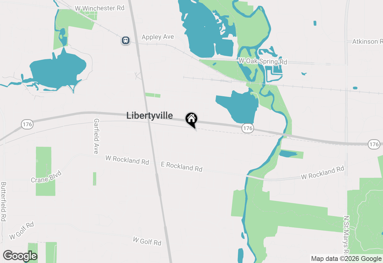 Map of (Address confidential), Libertyville, Illinois 60048