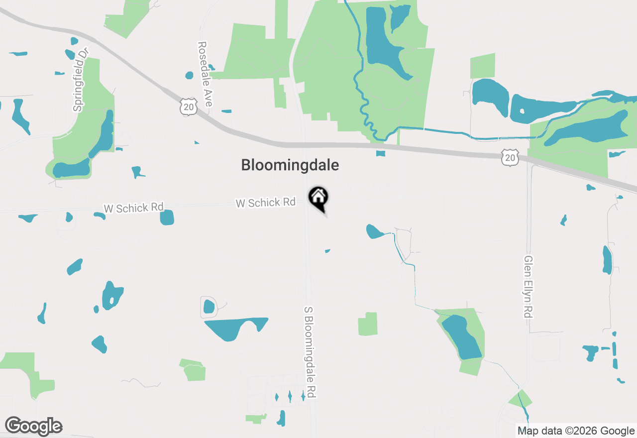 Map of 144 Canterbury Court, Bloomingdale, IL 60108