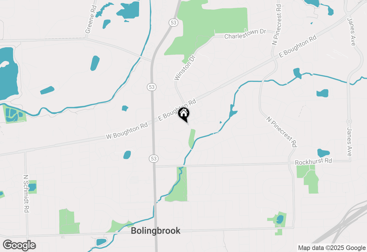 Map of 492 Ridge Lane, Bolingbrook, IL 60440