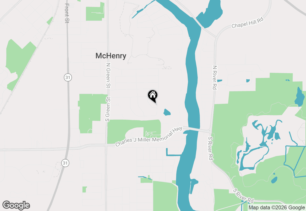 Map of 214 S Katie Lane, Mchenry, IL 60050