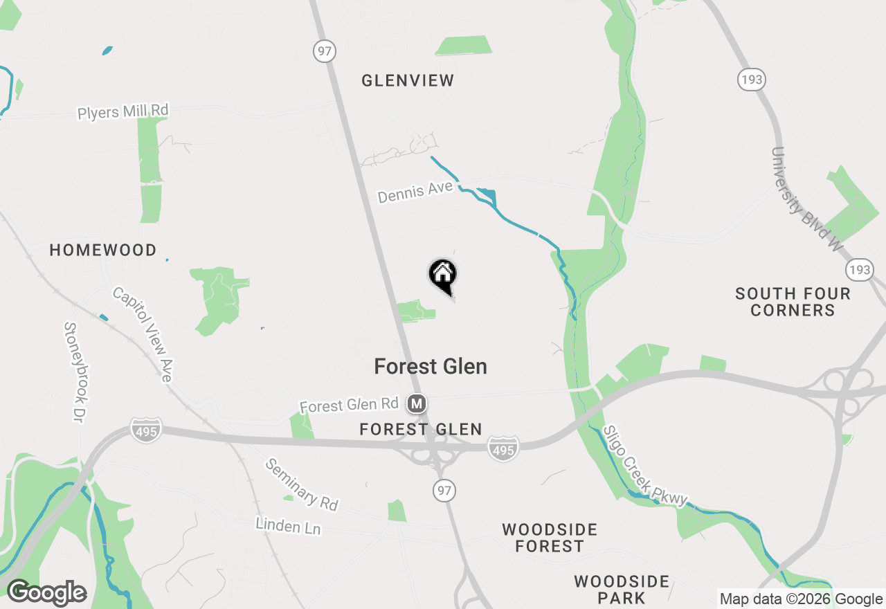 Map of 1812 Brisbane Street, Silver Spring, MD 20902