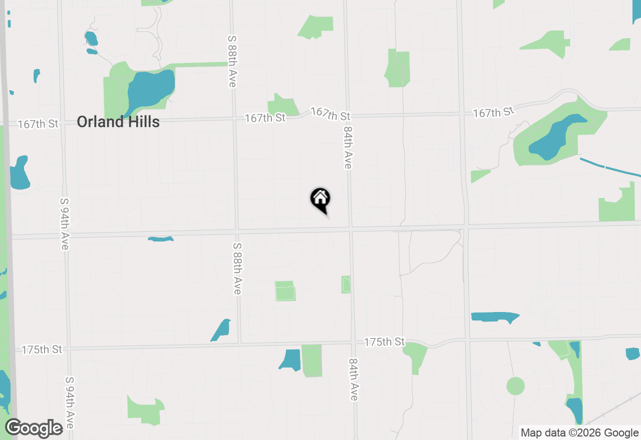 Map of 8456 170th Place, Tinley Park, IL 60487