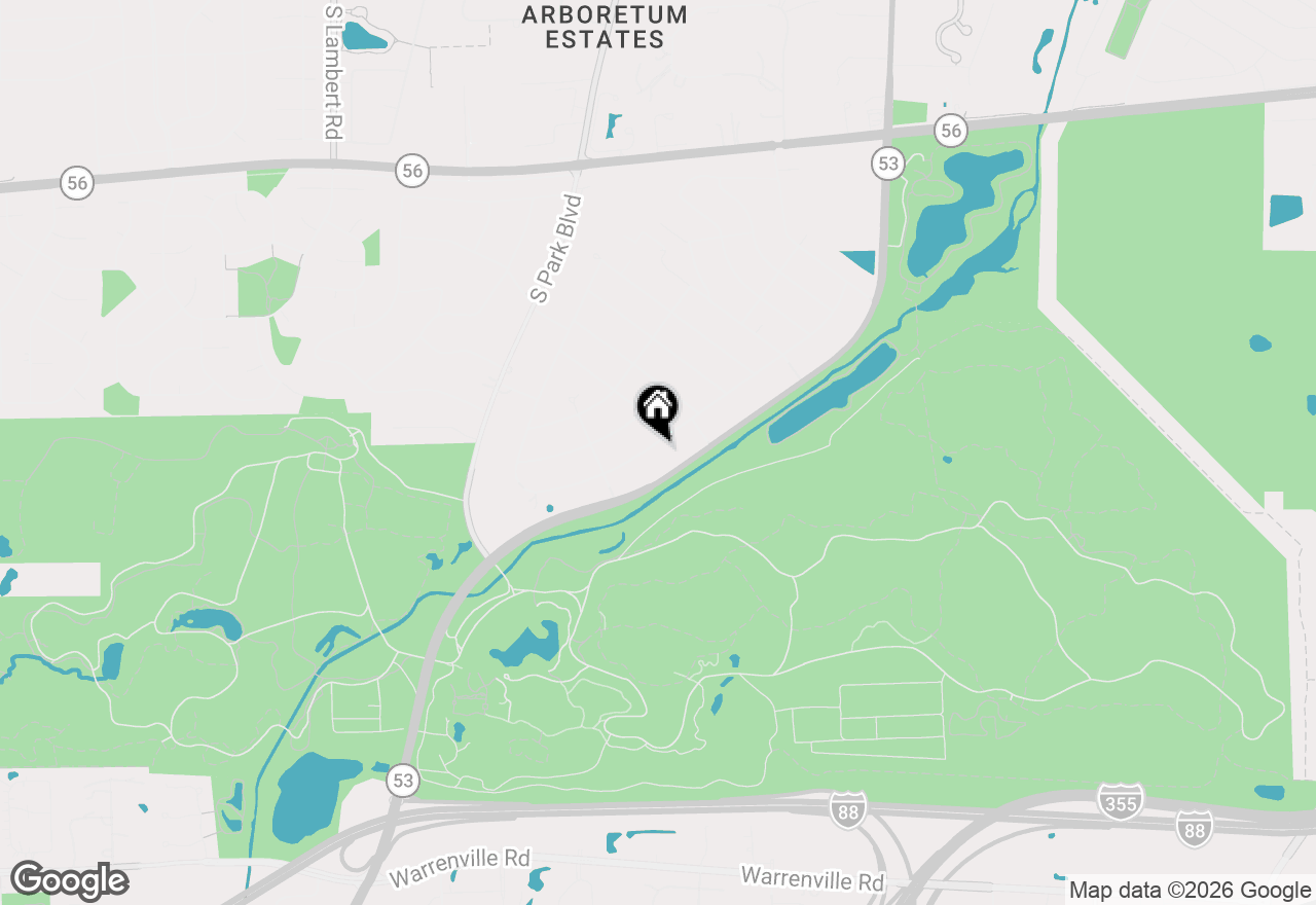 Map of (Address confidential), Glen Ellyn, Illinois 60137