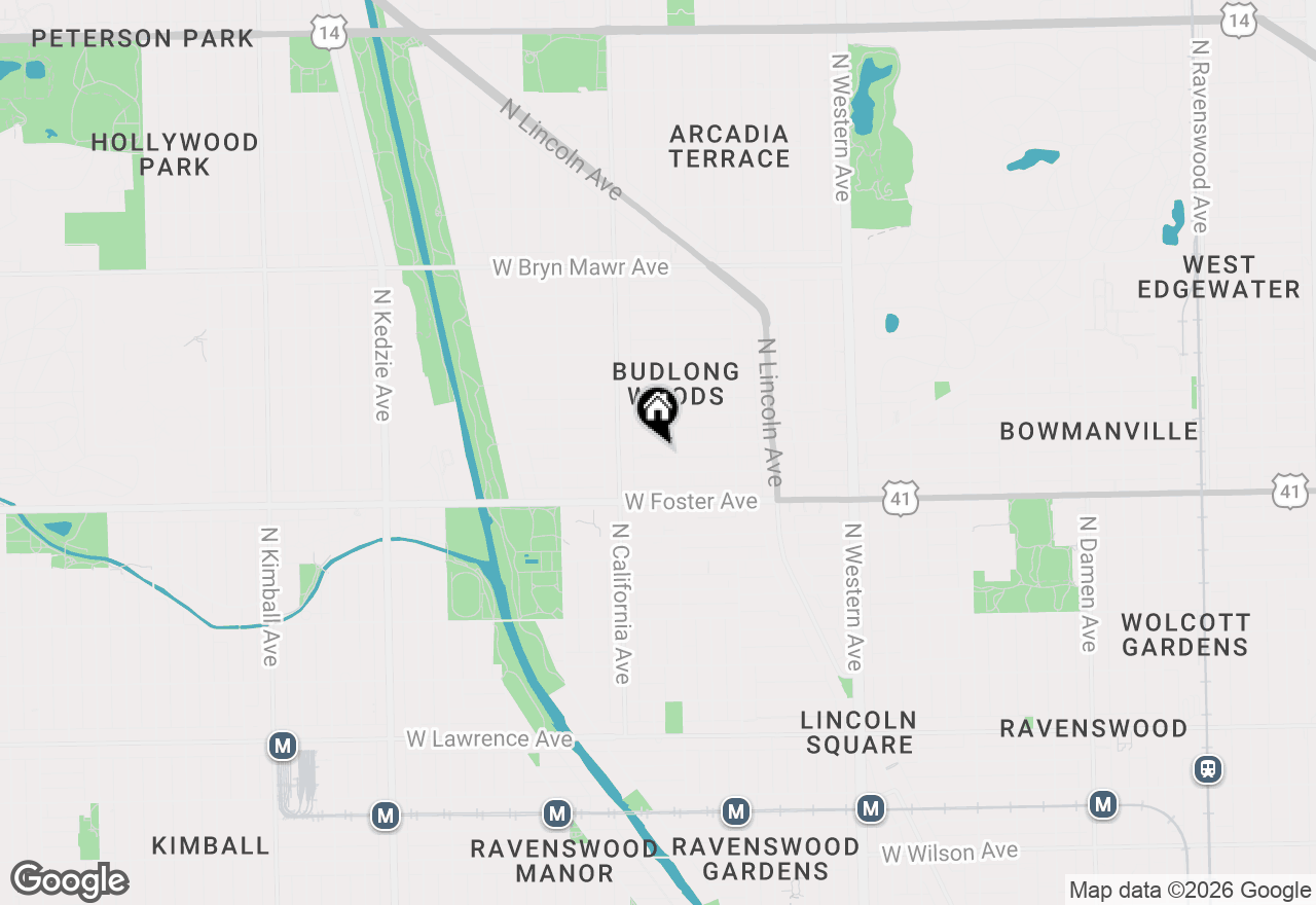 Map of 2717 W Berwyn Avenue #1, Chicago, IL 60625