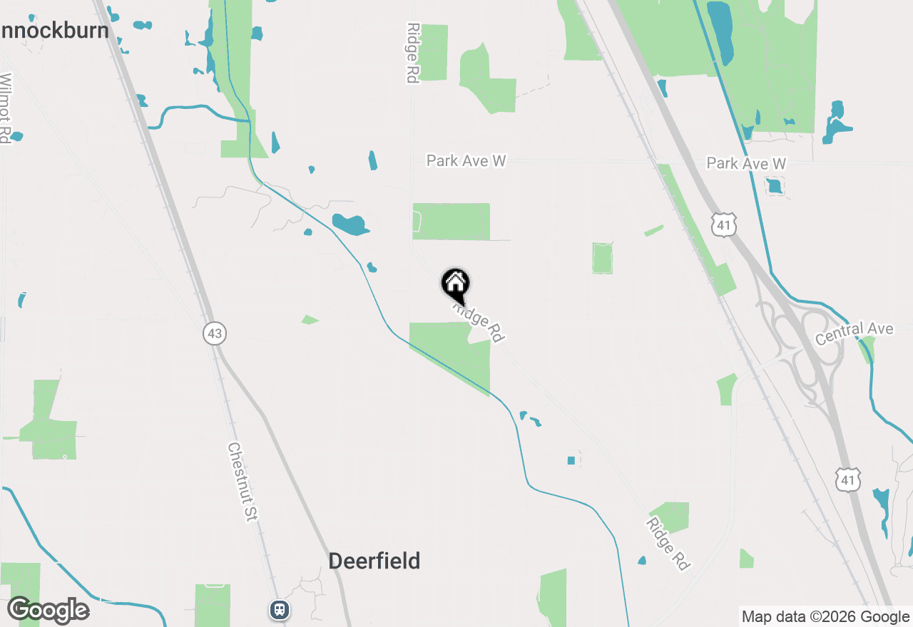 Map of 1630 Ridge Road, Highland Park, IL 60035
