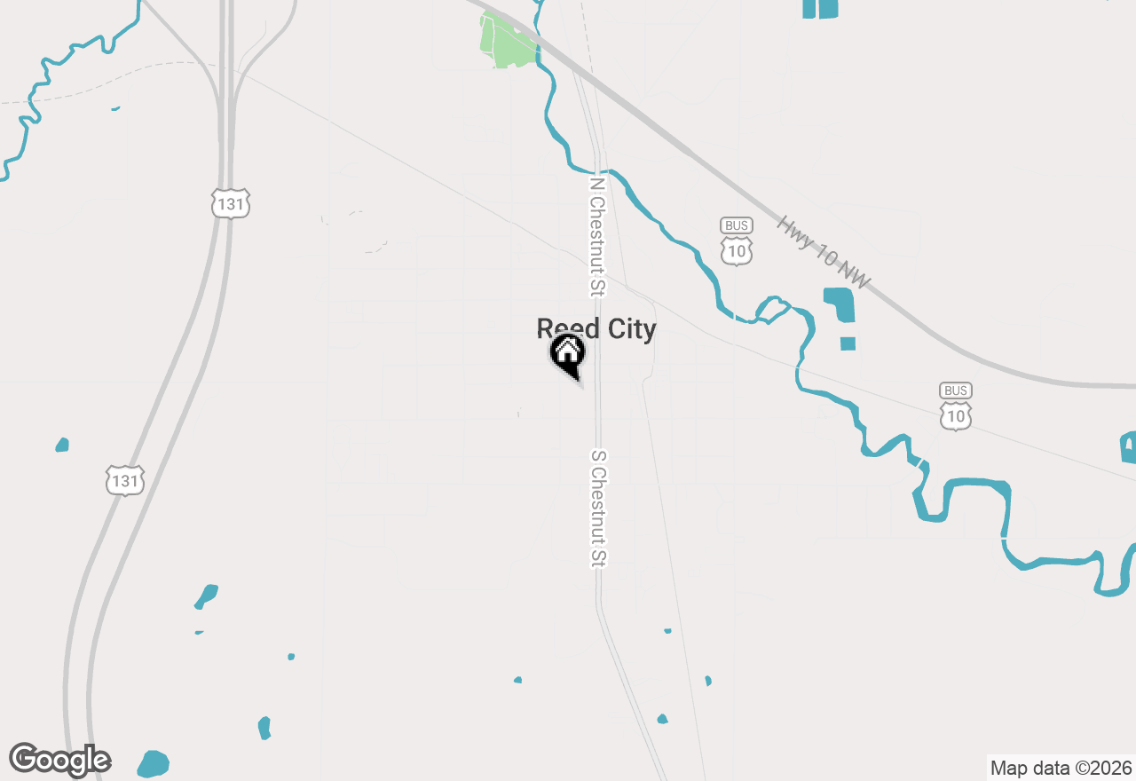 Map of 408 S Higbee Street, Reed City, MI 49677