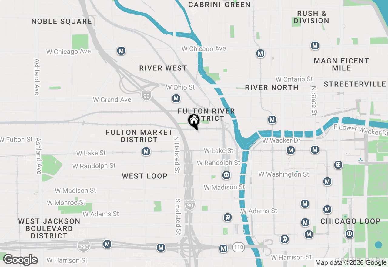 Map of 660 W Wayman Street #507, Chicago, IL 60661