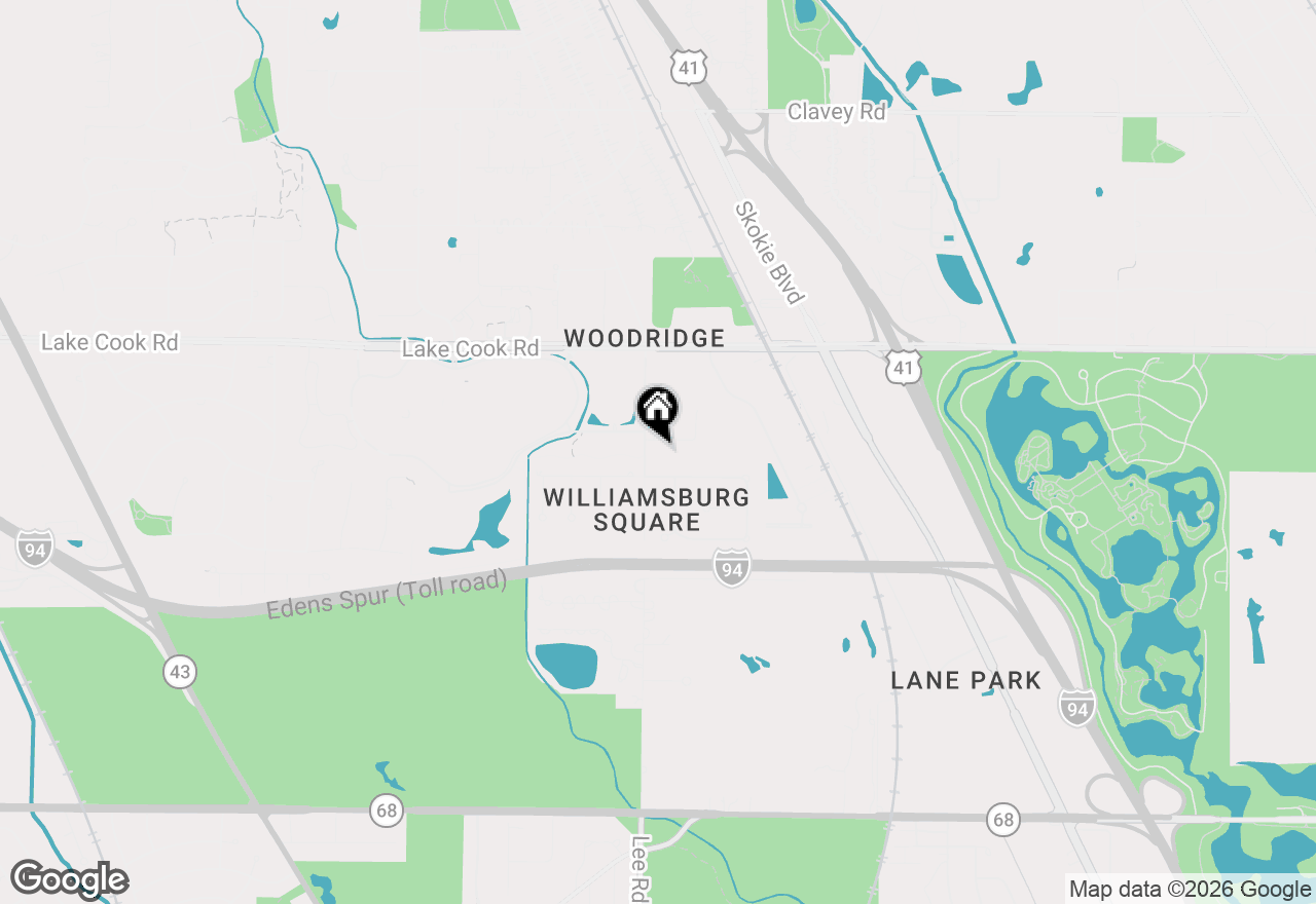 Map of 1195 Longmeadow Road, Northbrook, IL 60062