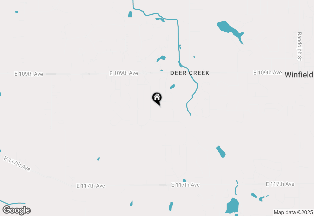 Map of 5803 E 112th Avenue, Winfield, IN 46307