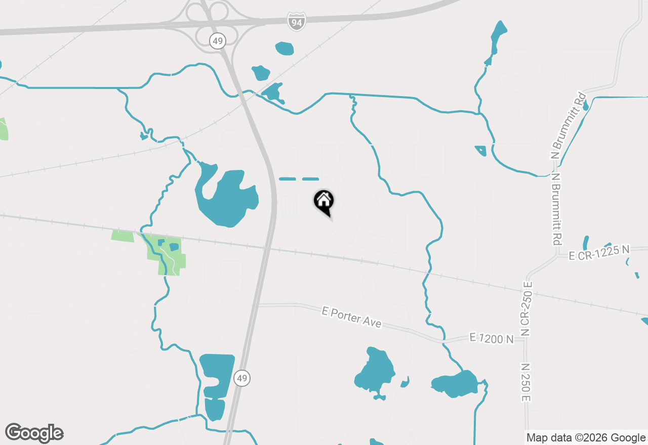 Map of 803 Olde Towne Square, Chesterton, IN 46304
