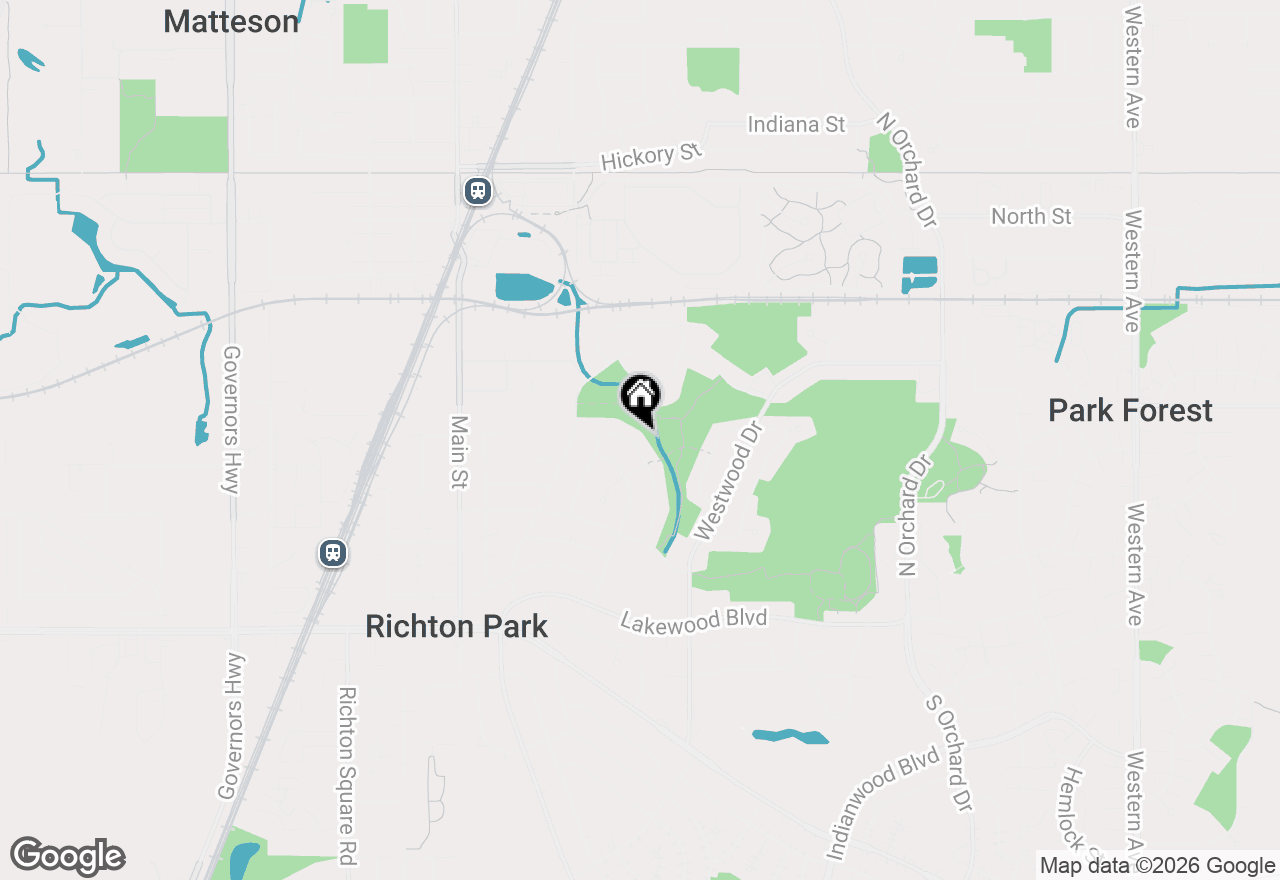 Map of 340 Winnebago Street, Park Forest, IL 60466