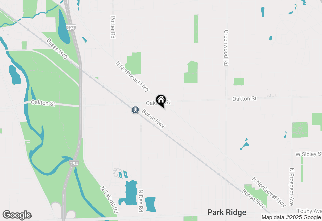 Map of 829 Rowe Avenue, Park Ridge, IL 60068