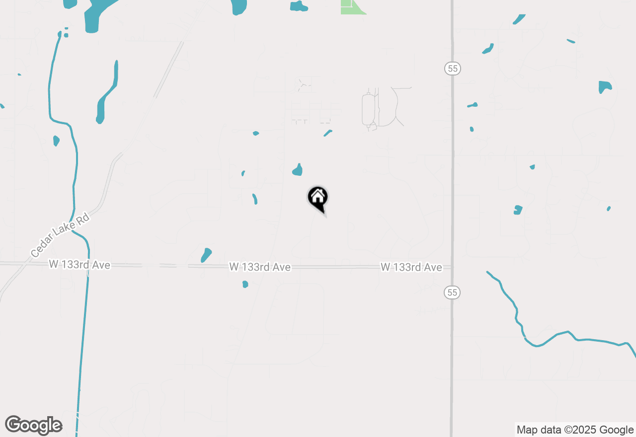 Map of 13131 Rutledge Place, Crown Point, IN 46307