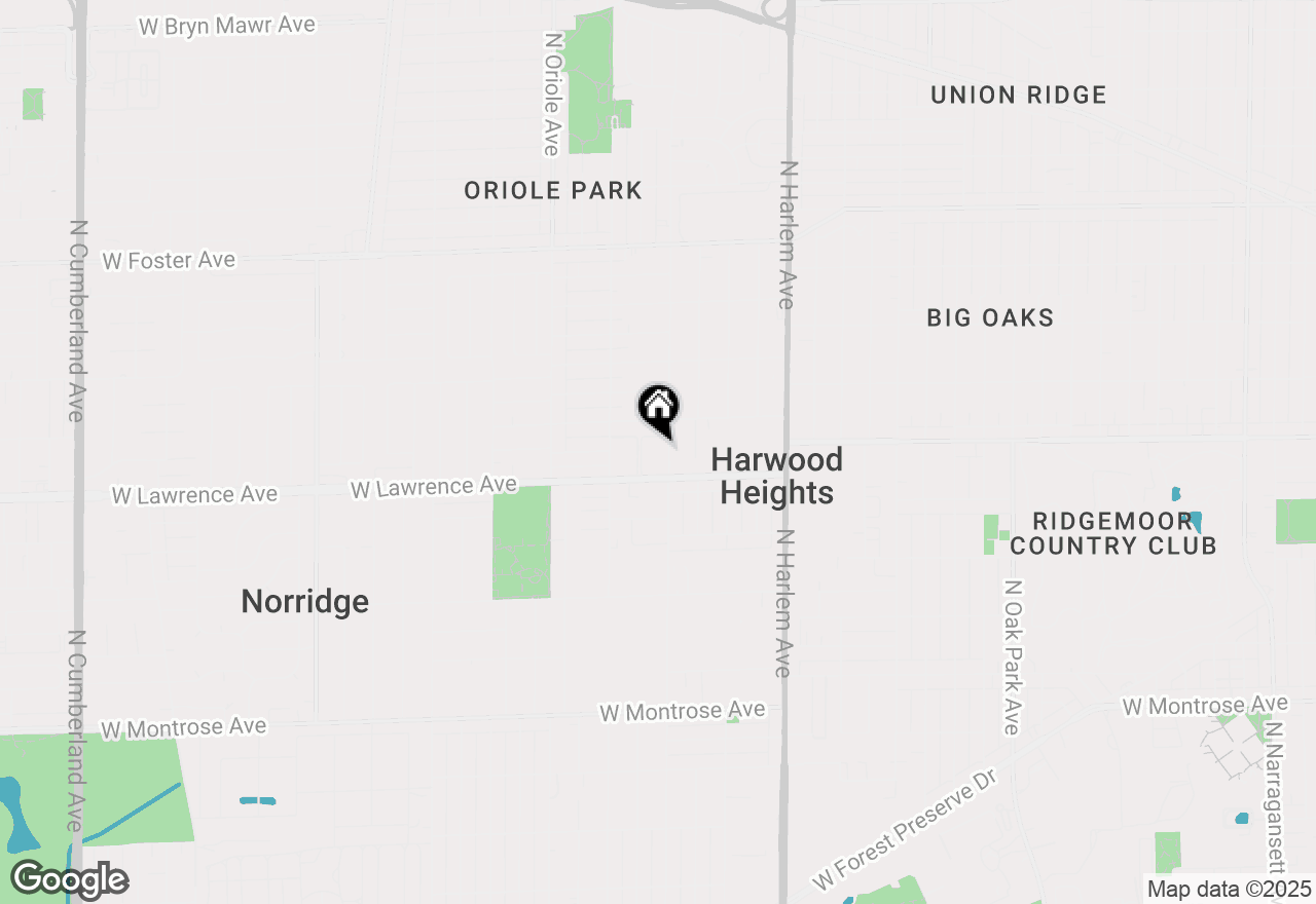 Map of 7400 W Lawrence Avenue #229, Harwood Heights, IL 60706