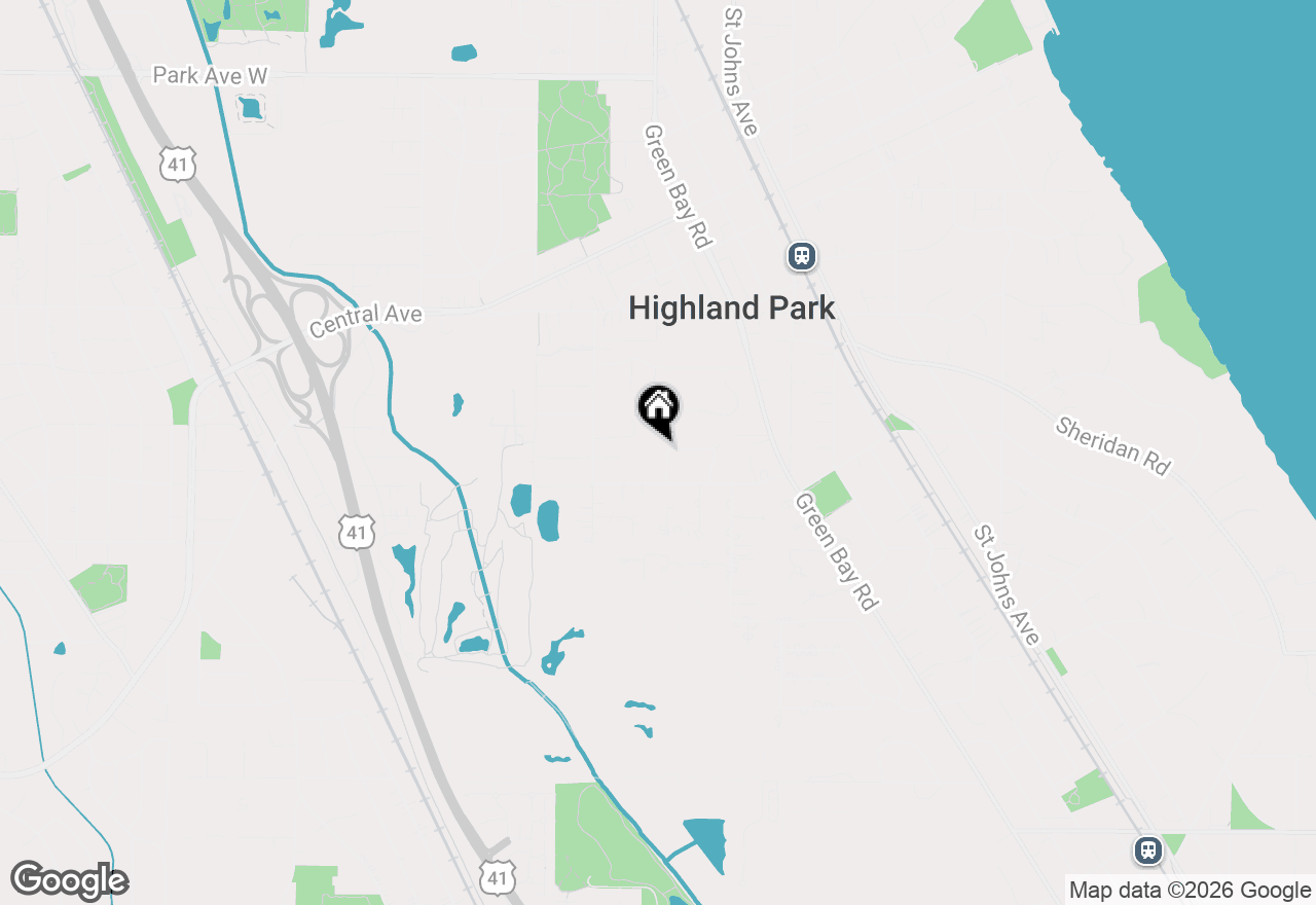 Map of 931 Fairview Road, Highland Park, IL 60035