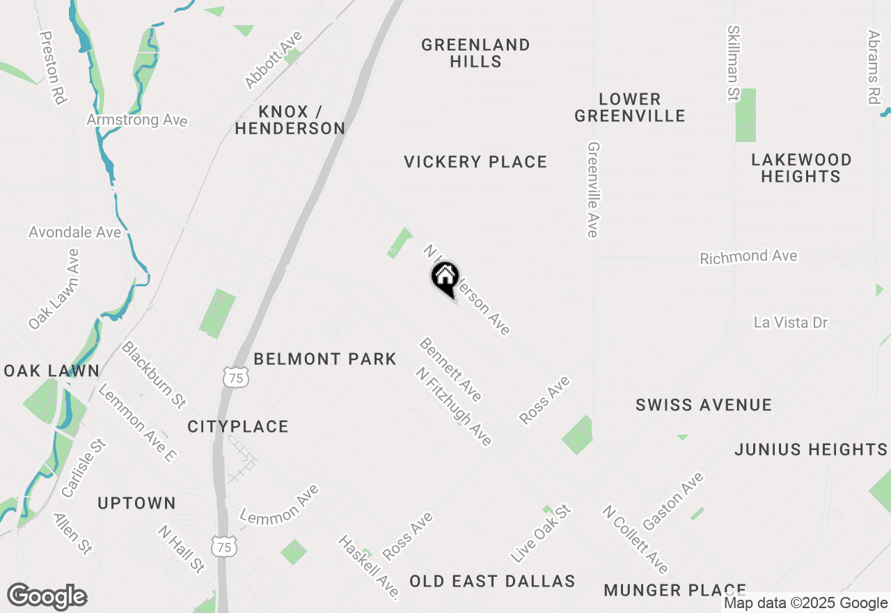 Map of 2317 Moser Avenue #102, Dallas, TX 75206