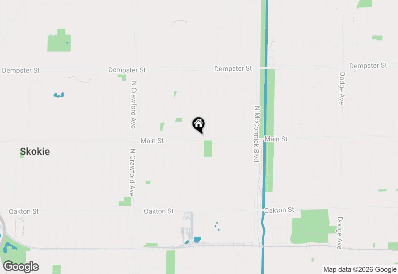 Map of 3614 Main Street, Skokie, IL 60076