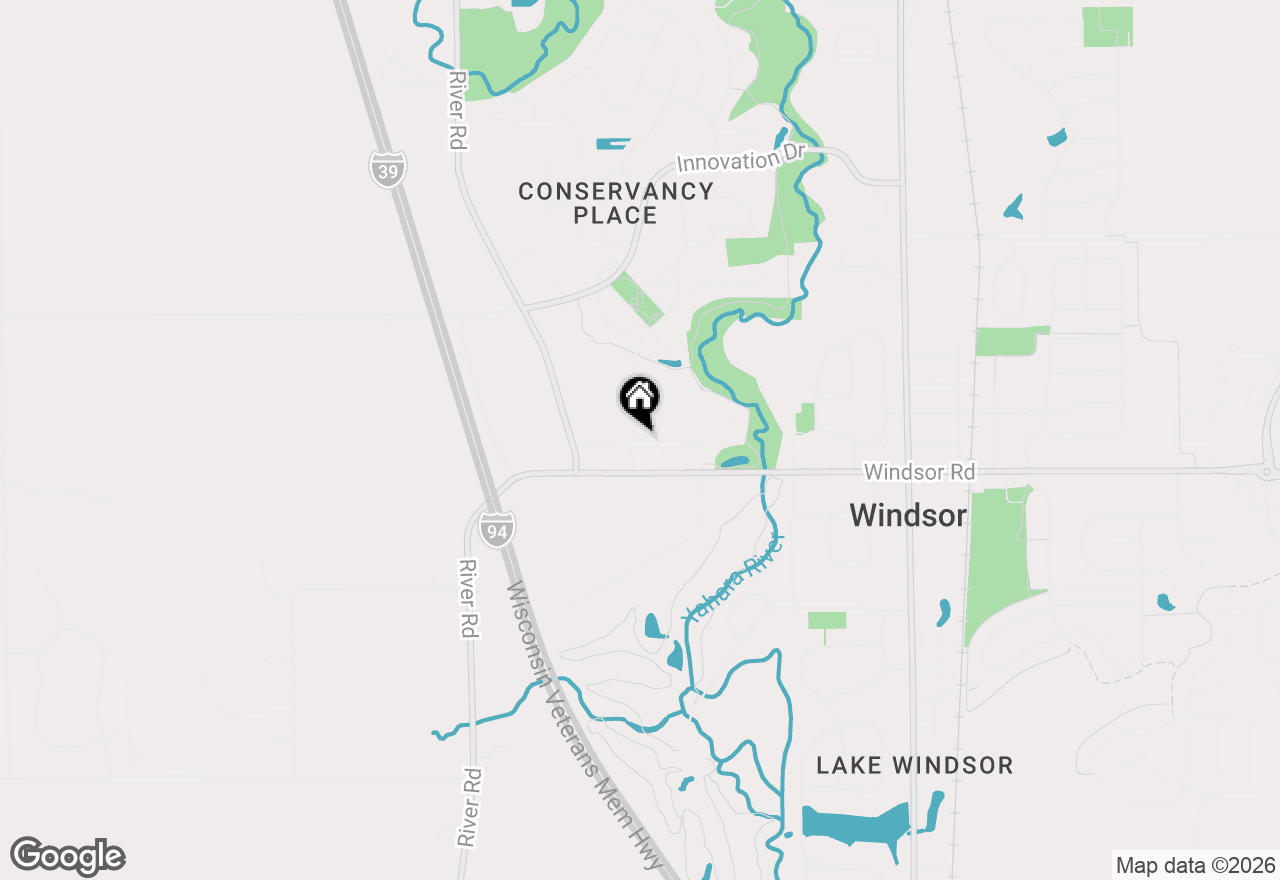 Map of Unit 8.3 Bellflower Drive, Deforest, WI 53532