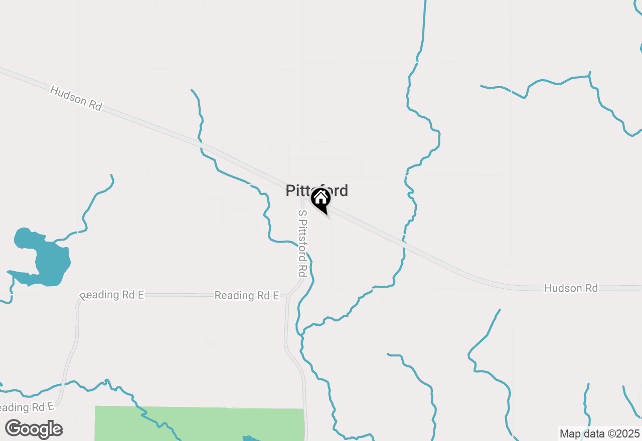 Map of 4695 S 1st Street, Pittsford, MI 49271