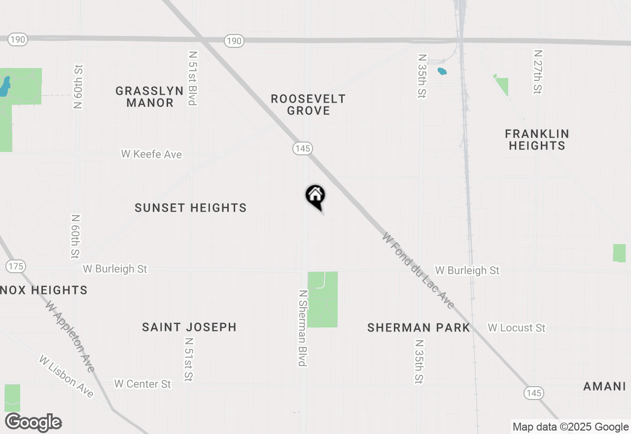 Map of 4226 W Sieben Pl, Milwaukee, WI 53216