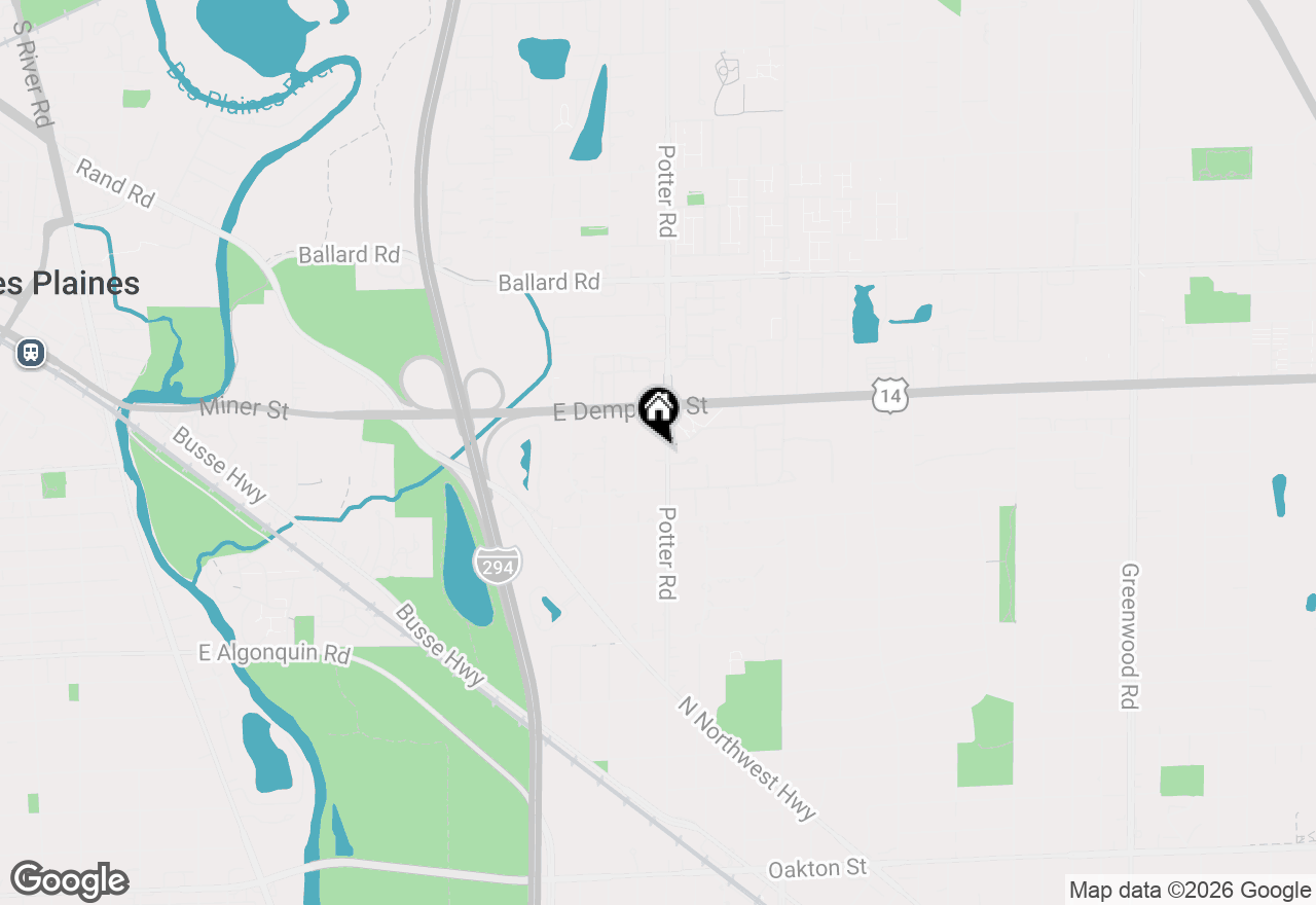 Map of 1750 Potter Road, Park Ridge, IL 60068