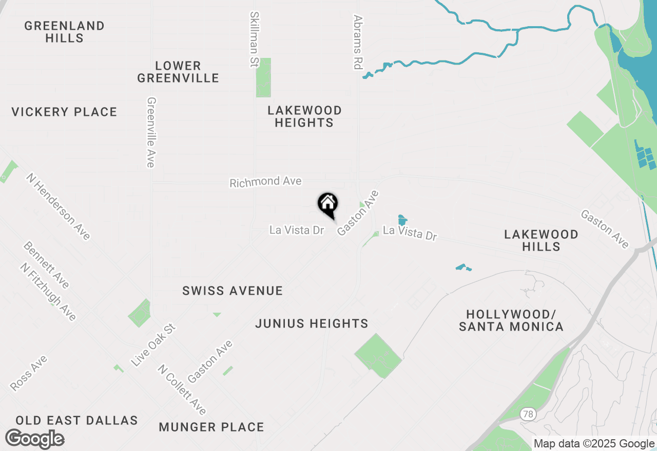 Map of 6283 La Vista Drive #101, Dallas, TX 75214