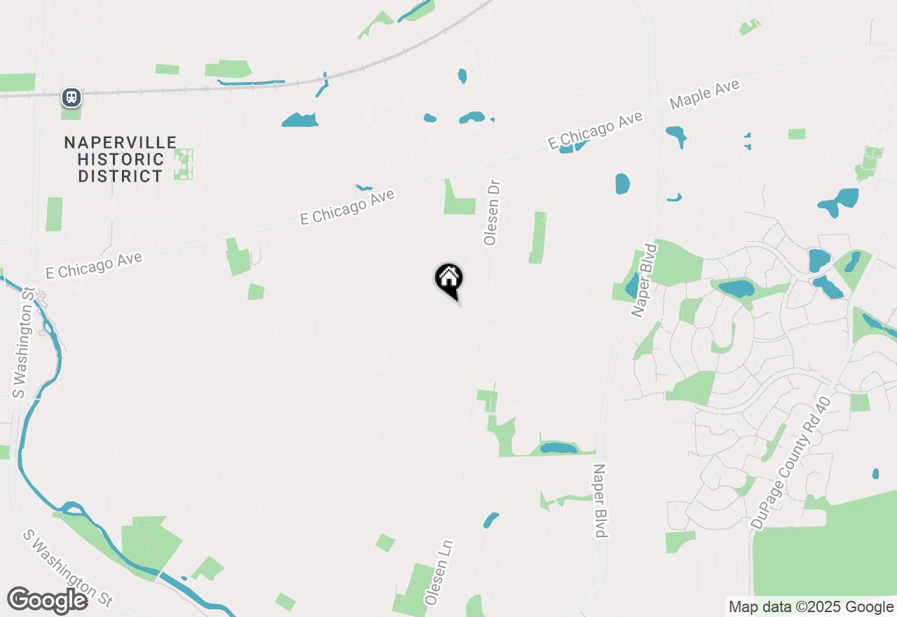 Map of 1228 Elizabeth Avenue, Naperville, IL 60540