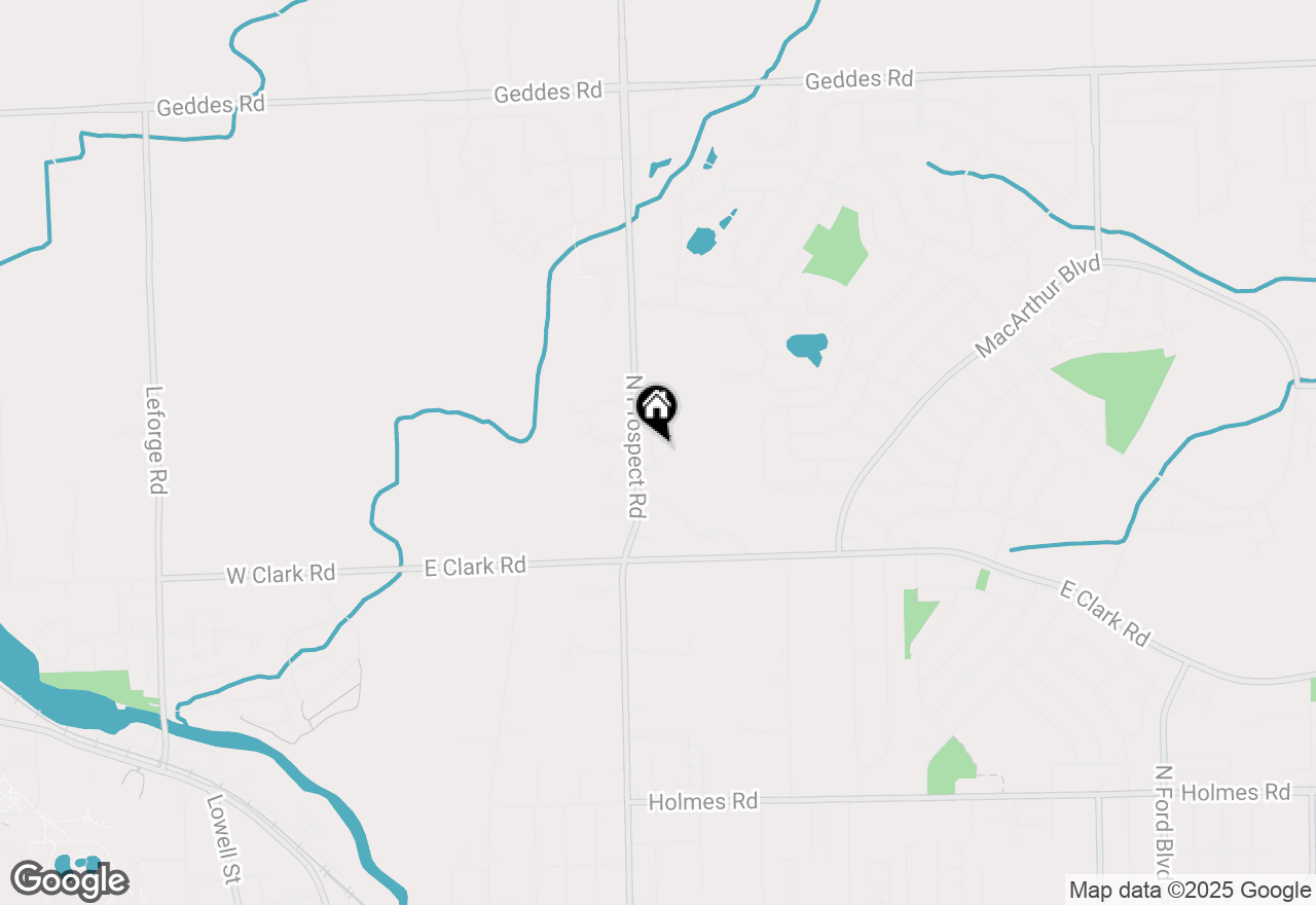 Map of 1616 Golden Lane, Ypsilanti, MI 48198