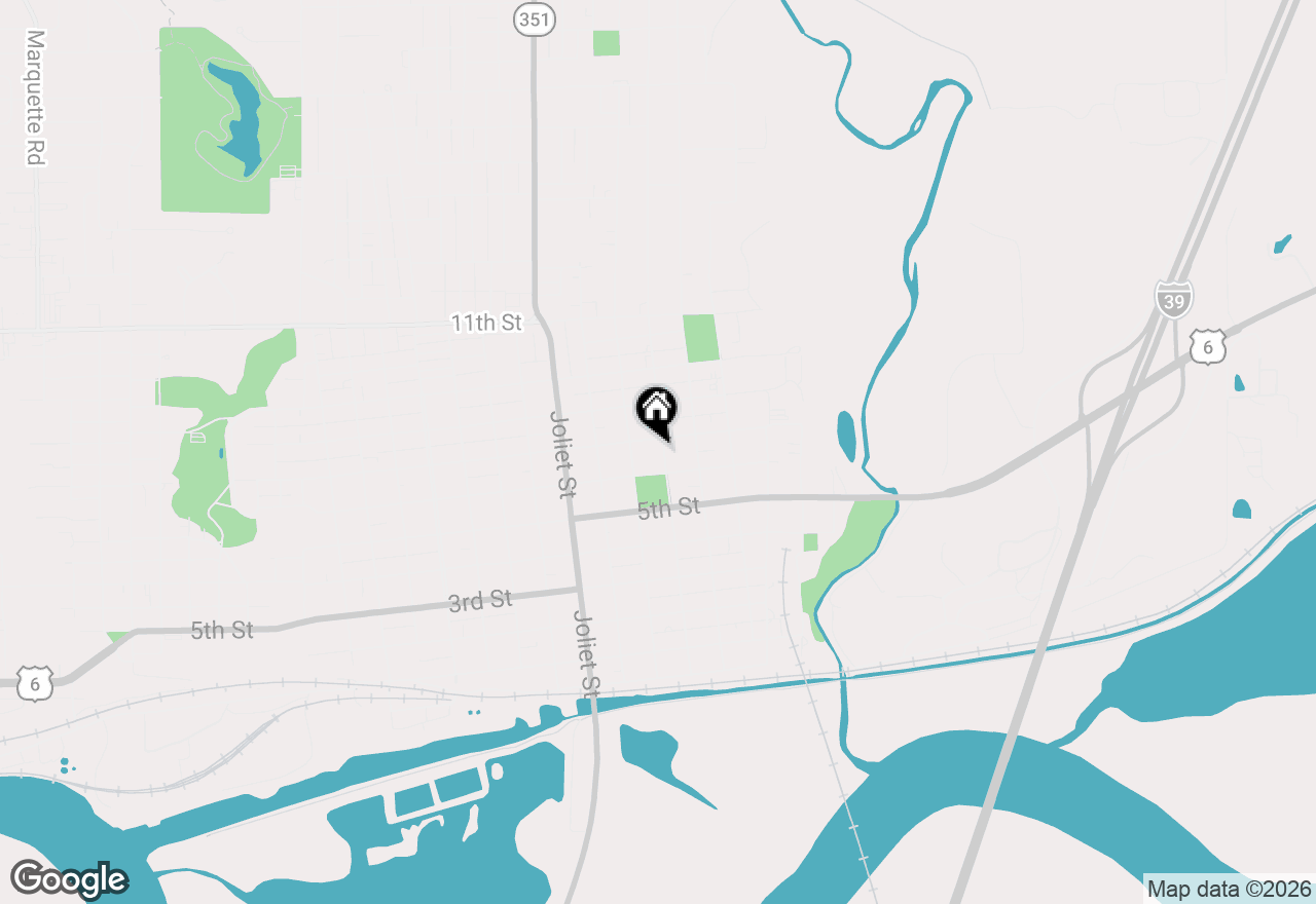 Map of 637 Crosat Street, Lasalle, IL 61301