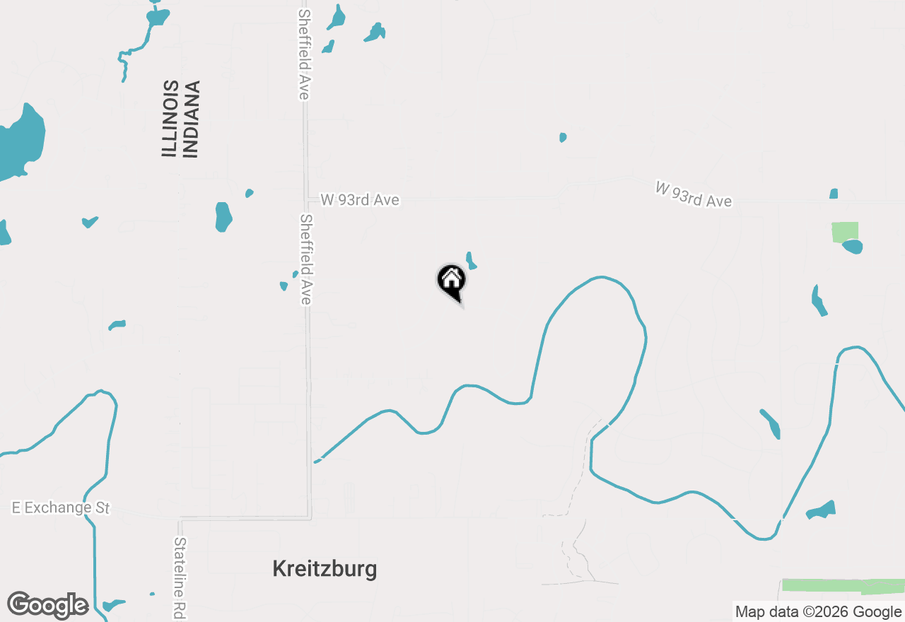 Map of 9575 Calumet Street, Dyer, IN 46311