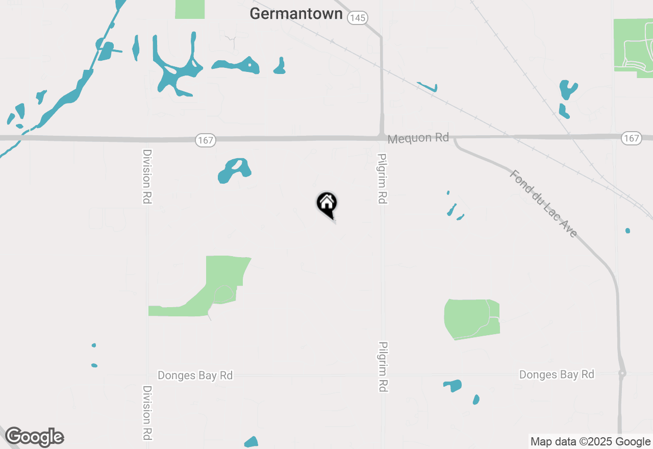 Map of W159N10905 Legend Ave, Germantown, WI 53022