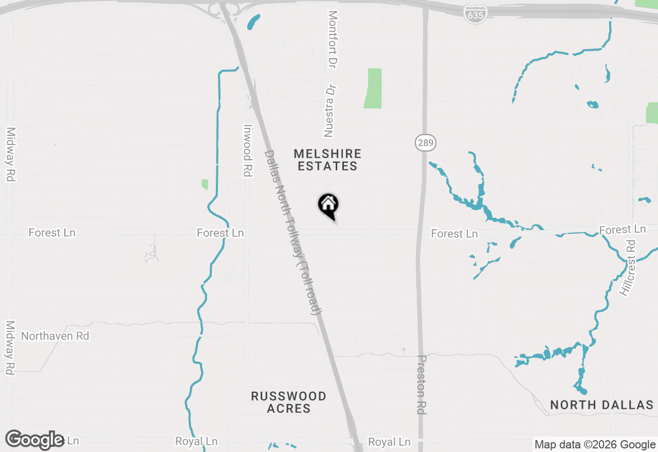 Map of 5525 Forsan Way, Dallas, TX 75230