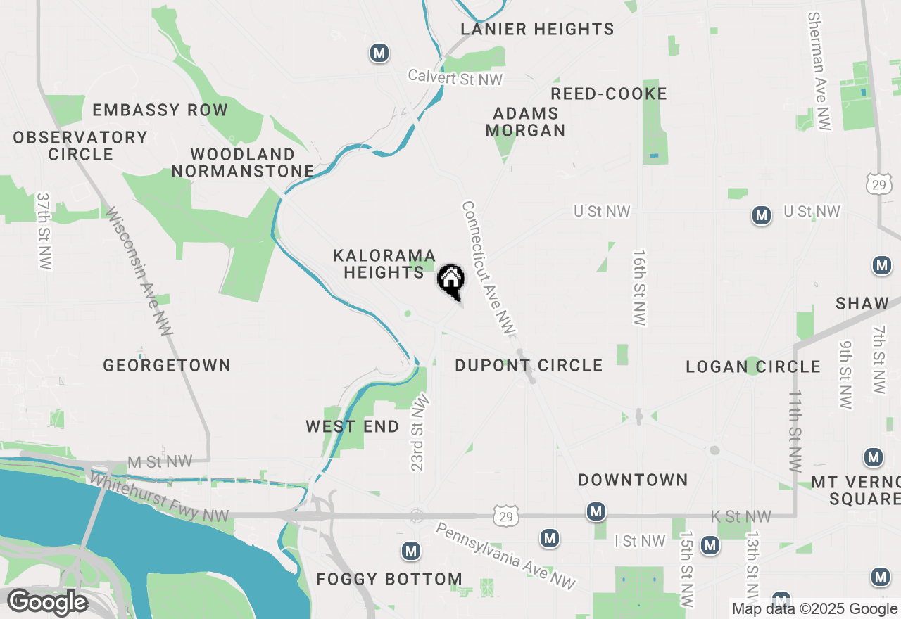 Map of 2151 Florida Avenue Nw, Washington, DC 20008