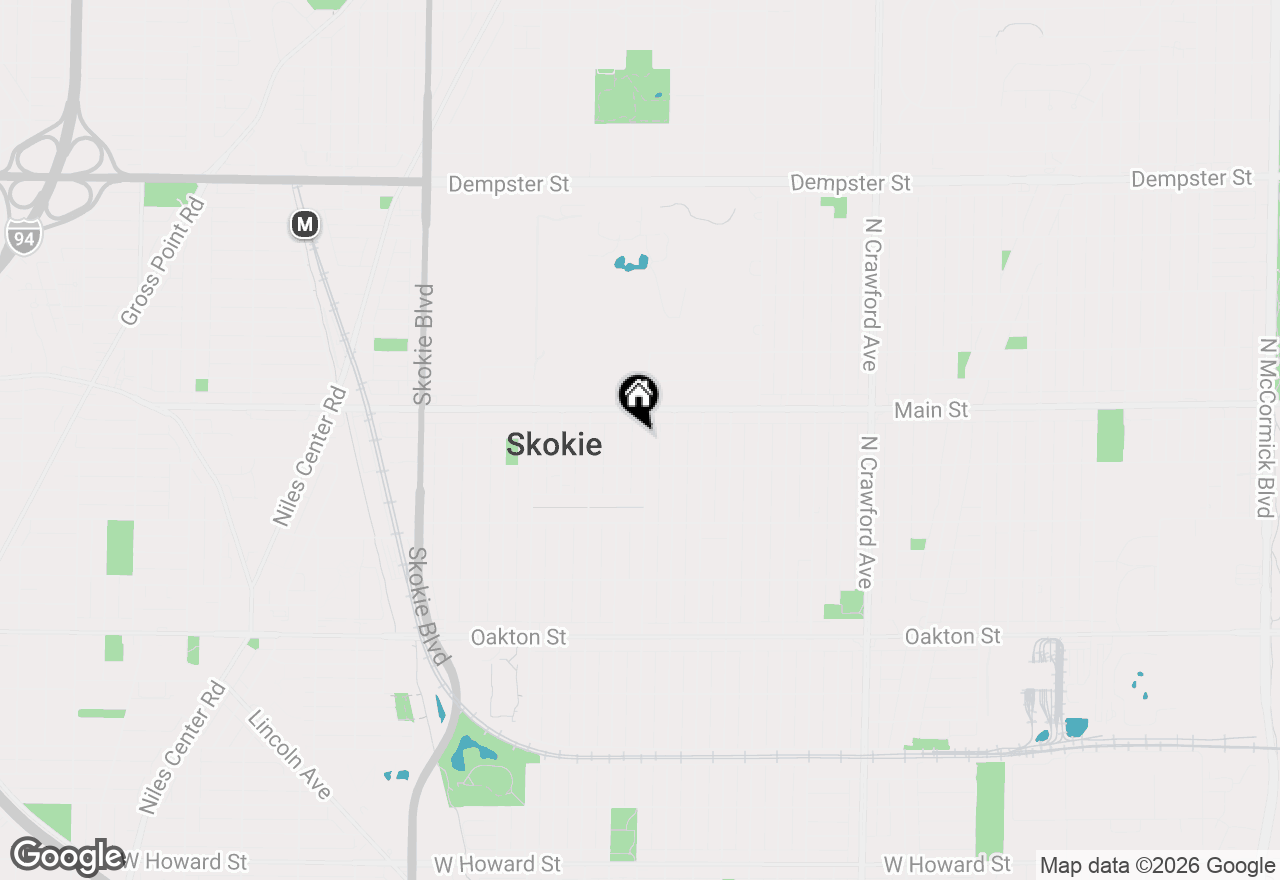 Map of 8326 Kostner Avenue, Skokie, IL 60076