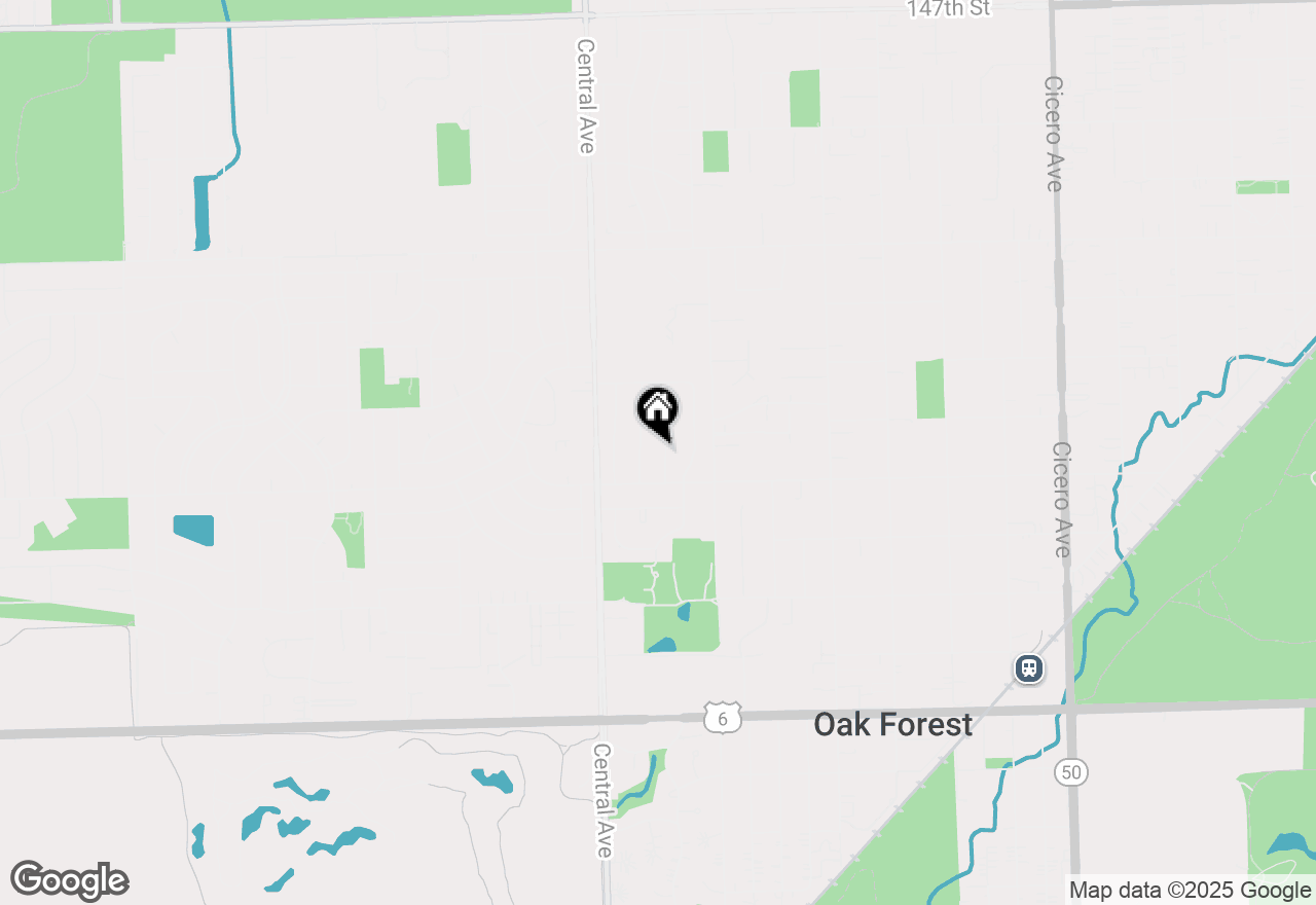 Map of 15436 Michaele Drive, Oak Forest, IL 60452