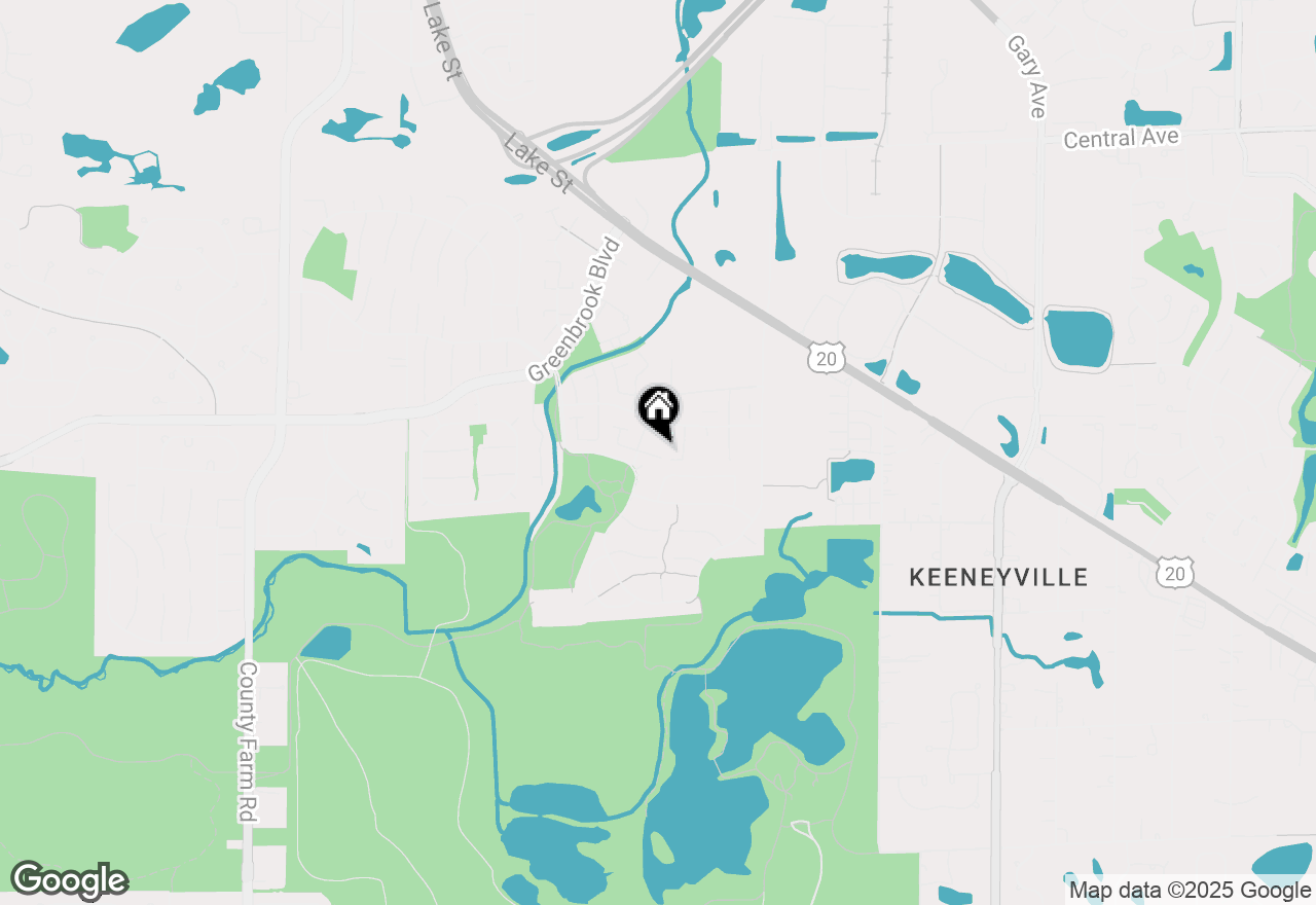 Map of 1309 Court O, Hanover Park, IL 60133