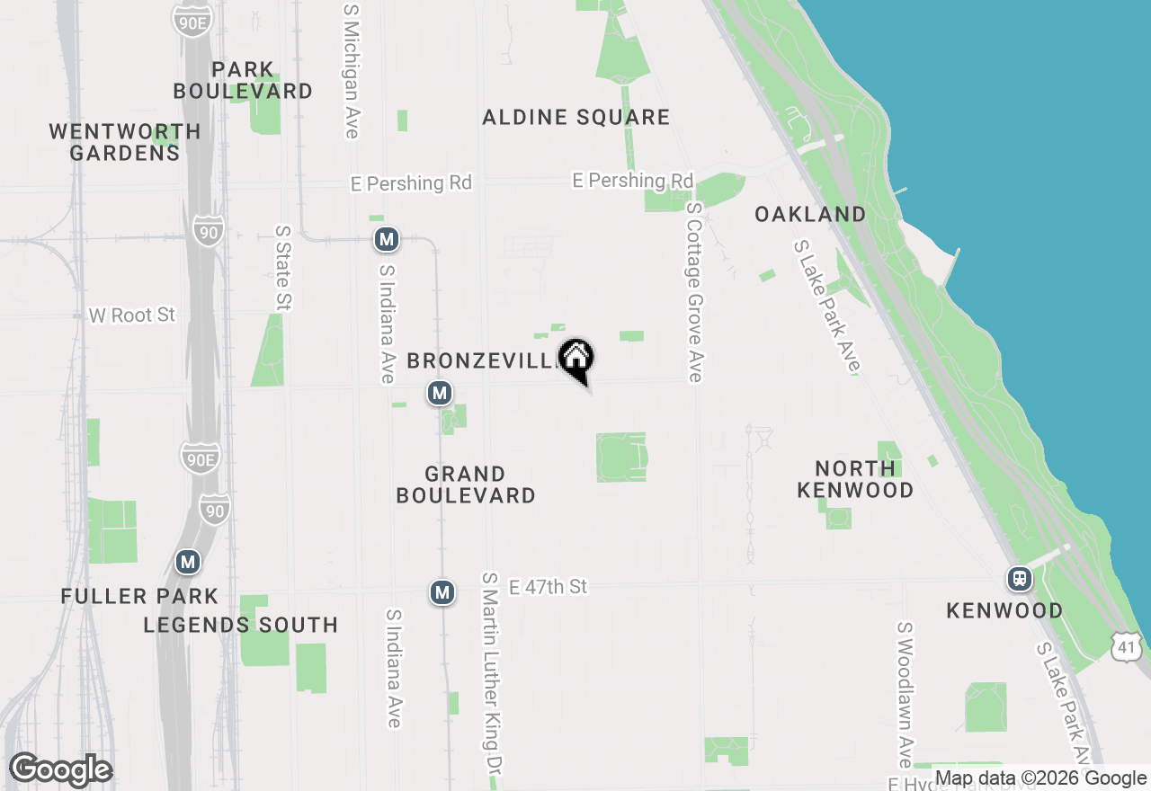 Map of 4311 S Forrestville Avenue #1N, Chicago, IL 60653