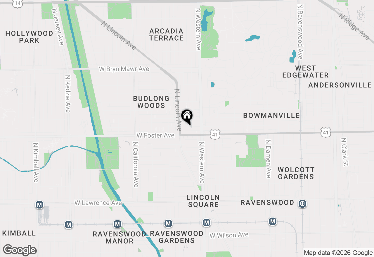 Map of 5226 N Campbell Avenue #GB, Chicago, IL 60625