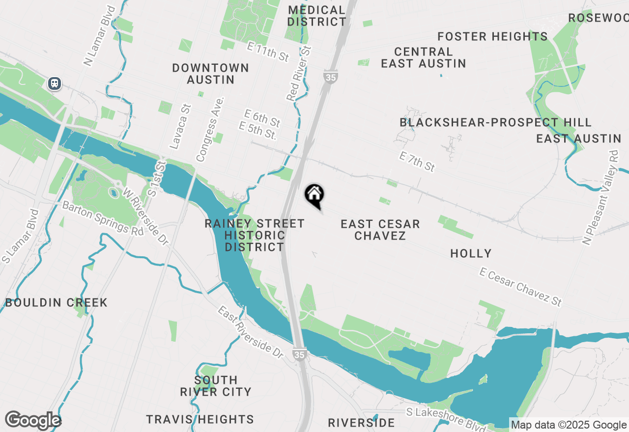 Map of 1006 Willow St #A, Austin, TX 78702