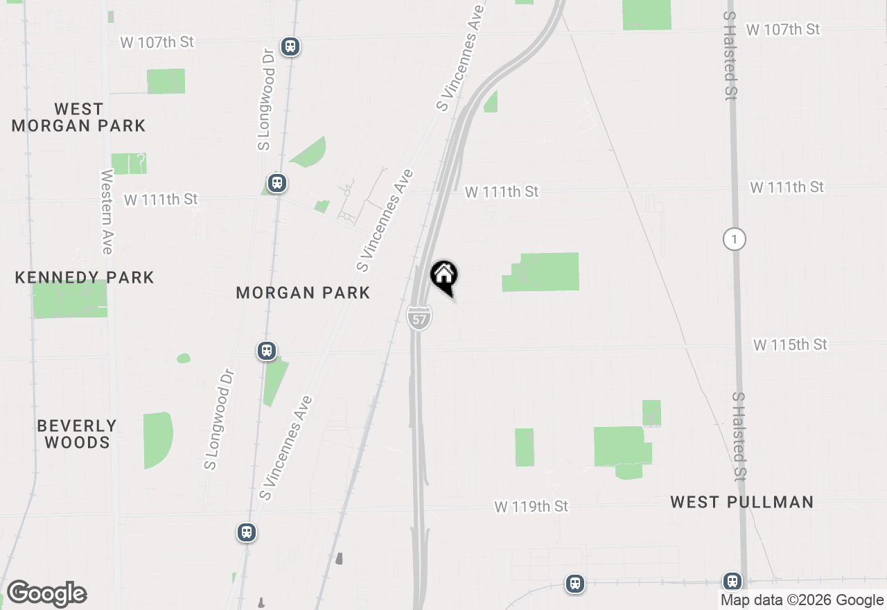 Map of 11352 S Laflin Street, Chicago, IL 60643